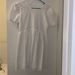 Aritzia Saida dress in white, size S, NWT